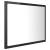 Oglindă de baie cu led, negru extralucios, 60x8,5x37 cm, pal, 7 image