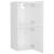 Dulap de baie, alb extralucios, 30x30x80 cm, pal, 7 image