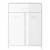 Dulap de baie, alb extralucios, 60 x 33 x 80 cm, pal, 6 image