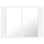 Dulap de baie cu oglindă și led, alb, 60x12x45 cm, 9 image