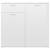 Servantă, alb extralucios, 80x36x75 cm, pal, 6 image