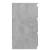 Noptiere, 2 buc., gri beton, 40x35x62,5 cm, pal, 6 image