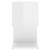 Noptieră, alb extralucios, 50x30x51,5 cm, pal, 6 image