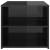 Masă laterală, negru extralucios, 50x50x45 cm, pal, 5 image