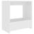 Masă laterală, alb, 50x26x50 cm, pal, 2 image