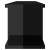 Rafturi de perete, 2 buc, negru extralucios, 78x18x20 cm, pal, 6 image