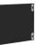 Rafturi de perete 2 buc. negru extralucios 80x11,5x18 cm pal, 8 image