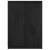 Servantă, negru, 60x36x84 cm, lemn masiv de pin, 6 image