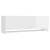 Șifonier, alb extralucios, 100x32,5x35 cm, pal, 2 image