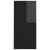 Birou notebook, negru extralucios, 102,5x35x75 cm, pal, 5 image