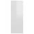 Masă consolă, alb extralucios, 105x30x80 cm, pal, 6 image