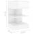 Noptiere, 2 buc., alb extralucios, 40x35x65 cm, 8 image
