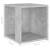 Masă laterală, gri beton, 33x33x34,5 cm, pal, 7 image
