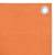 Prelată balcon portocaliu 90x400 cm țesătură oxford, 3 image