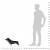 Câine din pluș de jucărie dachshund, negru, xxl, 4 image