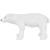 Urs polar din pluș de jucărie alb xxl, 2 image