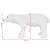 Urs polar din pluș de jucărie alb xxl, 5 image