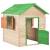 Căsuță de joacă pentru copii, verde, lemn de brad, 4 image