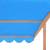 Cutie de nisip cu acoperiș ajustabil albastru lemn de brad uv50, 7 image