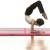 Saltea gimnastică gonflabilă cu pompă roz 800x100x10cm pvc, 2 image