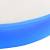 Saltea gimnastică gonflabilă cu pompă albastru 100x100x10cm pvc, 5 image