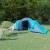 Cort camping, 6 persoane, albastru și bleu