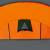 Cort de camping, 4 persoane, gri și portocaliu, 2 image