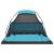 Cort de camping, albastru, 317x240x100 cm, 7 image