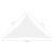 Parasolar, alb, 3,5x3,5x4,9 m, țesătură oxford, triunghiular, 6 image