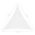 Parasolar, alb, 4,5x4,5x4,5 m, țesătură oxford, triunghiular, 6 image
