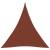 Parasolar cărămiziu 4,5x4,5x4,5 m țesătură oxford triunghiular