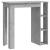 Masă de bar cu raft, gri beton,102x50x103,5 cm, pal, 2 image