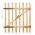 Poartă de gard, lemn de alun 100x120 cm, 6 image