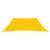 Parasolar, galben, 3/4x2 m, țesătură oxford, trapez, 3 image