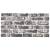 Panouri de perete 3d, model cărămidă, gri închis, 11 buc., eps, 5 image