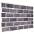 Panouri de perete 3d, model cărămidă, negru & gri, 10 buc., eps, 4 image