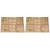 Plăci de pardoseală, 12 buc., maro, 50 x 50 cm, lemn