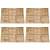 Plăci de pardoseală, 24 buc., maro, 50 x 50 cm, lemn