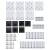 Set de panouri de gard, negru, 1045x186 cm, wpc, 9 image