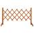 Gard cu zăbrele de grădină, portocaliu, 120x60 cm, lemn de brad