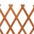 Gard cu zăbrele de grădină, portocaliu, 120x60 cm, lemn de brad, 6 image