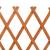 Gard cu zăbrele de grădină, portocaliu, 150x80 cm, lemn de brad, 6 image
