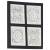 Panouri perete sculptate manual, negru/alb, 40x40x1,5 cm, mdf, 9 image
