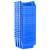 Cutii de depozitare stivuibile, 20 buc., albastru, plastic, 2 image