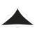 Parasolar, negru, 4x4x5,8 m, țesătură oxford, triunghiular, 6 image