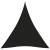 Parasolar, negru, 4x5x5 m, țesătură oxford, triunghiular