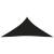 Parasolar, negru, 4x5x5 m, țesătură oxford, triunghiular, 3 image