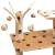 Ansamblu pisici, funie de sisal, 125 cm, imprimeu lăbuțe, bej, 4 image