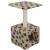 Ansamblu pisici, stâlp funie sisal, bej, 55 cm, imprimeu lăbuțe, 4 image