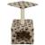Ansamblu pisici, stâlp funie sisal, bej, 55 cm, imprimeu lăbuțe, 3 image